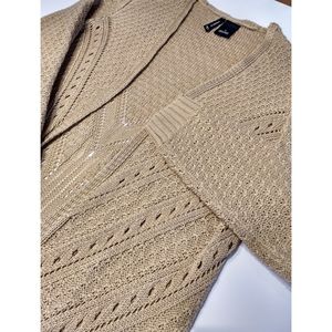 New Directions Long long-sleeve Knit Cardigan